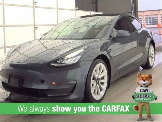 TESLA MODEL 3 2021 5YJ3E1EAXMF850117 image